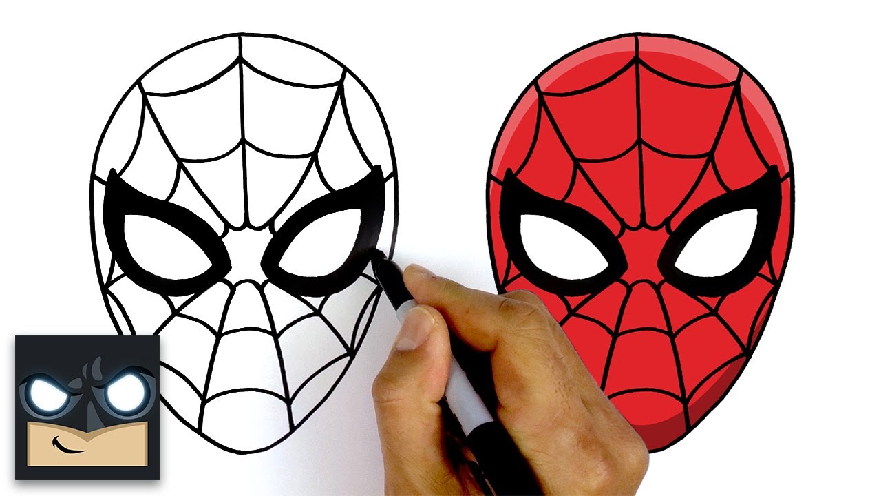 How To Draw Spider-Man - Step By Step Tutorial