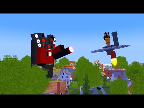 Monster School : BECOME SKIBIDI TOILET - Minecraft Animation React @TooBizz