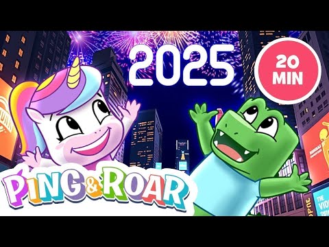 🎊🥳 Celebrate the New Year with Ping & Roar | 20 Min Mashup | 30
