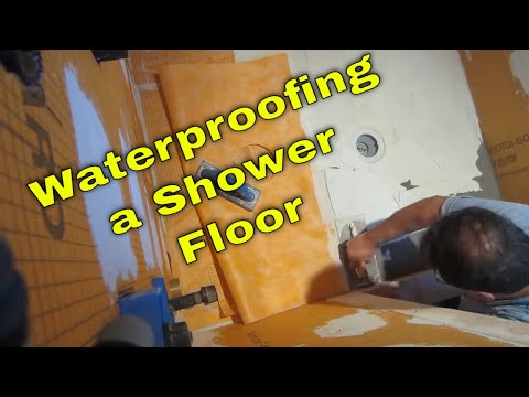 Waterproofing a  Shower Floor