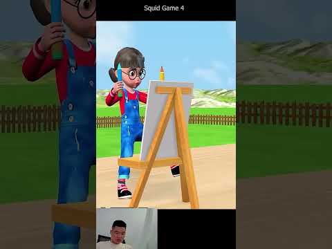 Scary Teacher 3D vs Squid Game Troll Granny Style and Draw for Squid Girl Doll Nice or Error #shorts