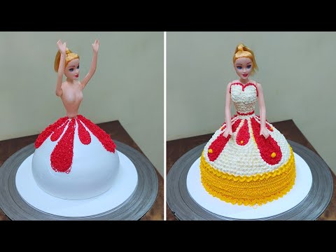 New Doll Cake Design | Barbie Doll Cake | Baby Girl Birthday Cake Design | Doll Cake