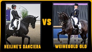 Weihegold Old   VS    Heiline's Danciera    |  DRESSAGE