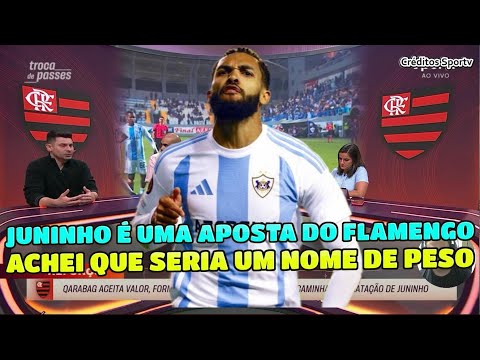 FLAMENGO FECHA COM DESCONHECIDO JUNINHO. ALEX RELEMBRA HULK ERA DESCONHECIDO NO BRASIL. É UMA APOSTA