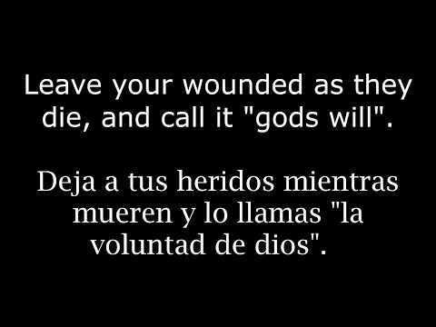 In The Name Of God En Espanol de Sabaton Letra y Video