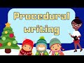 Understanding Procedural Writing Concepts
