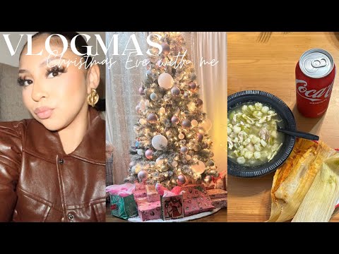 CHRISTMAS VLOG | CHRISTMAS EVE+ COOK WITH ME + GET READY WITH ME