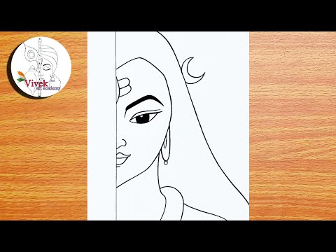 Beautiful Mahadev Drawing Easy Step by Step | Easy Drawing | Lord Shiva Pencil Drawing