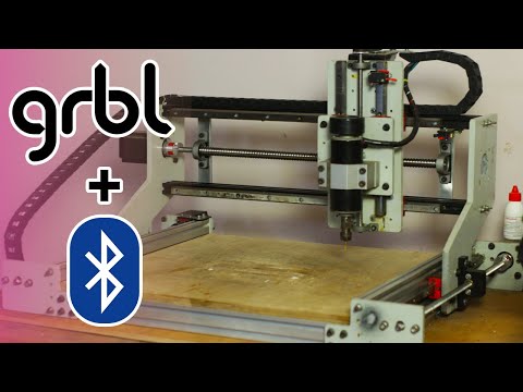 How to opertae CNC machine using mobile over bluetooth |Wireless CNC machine control