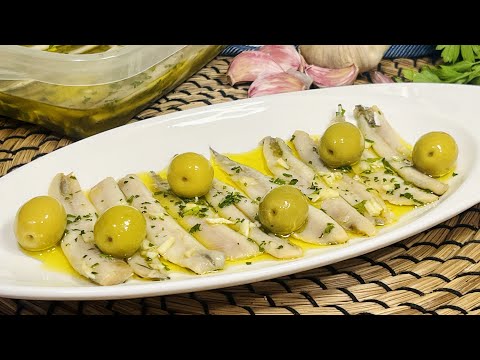 BOQUERONES EN VINAGRE CASEROS, SALEN BLANCOS Y DURITOS!!!