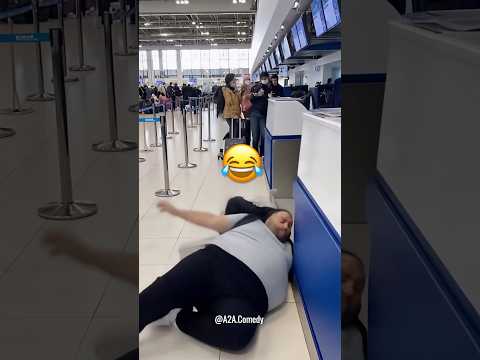 😂 When the airport scale gives up before the flight! #funny #memes #shorts #explore