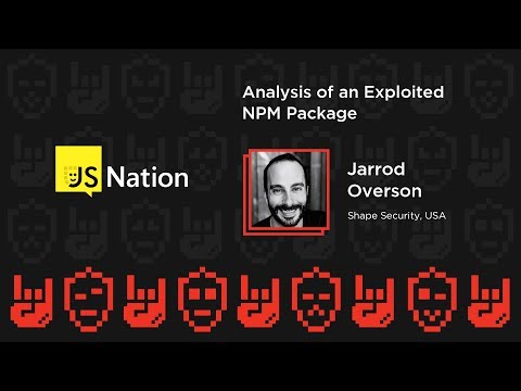 Analysis of an exploited npm package
