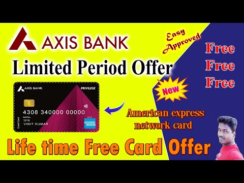 Axis Bank privilege Credit Card life time free offer 2025@Tech and Technics