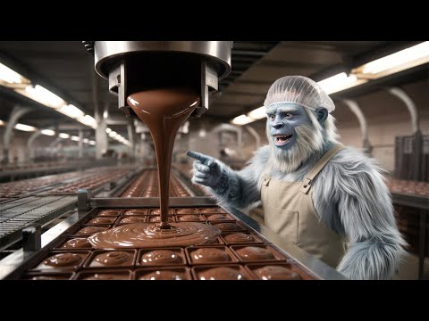 Yeti Visits a Chocolate Factory 🍫❄️ | How It’s Made!