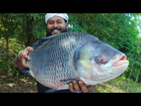 10 kg Whole Fish Pollichathu | Kerala Style Meen Pollichathu in Banana Leaf | Grilled Fish Recipe