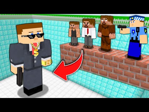 HAVALI KEREM KOMİSER ÇUKURUNA DÜŞERSEN ÖLÜRSÜN! 😱 - Minecraft ZENGİN FAKİR HAYATI