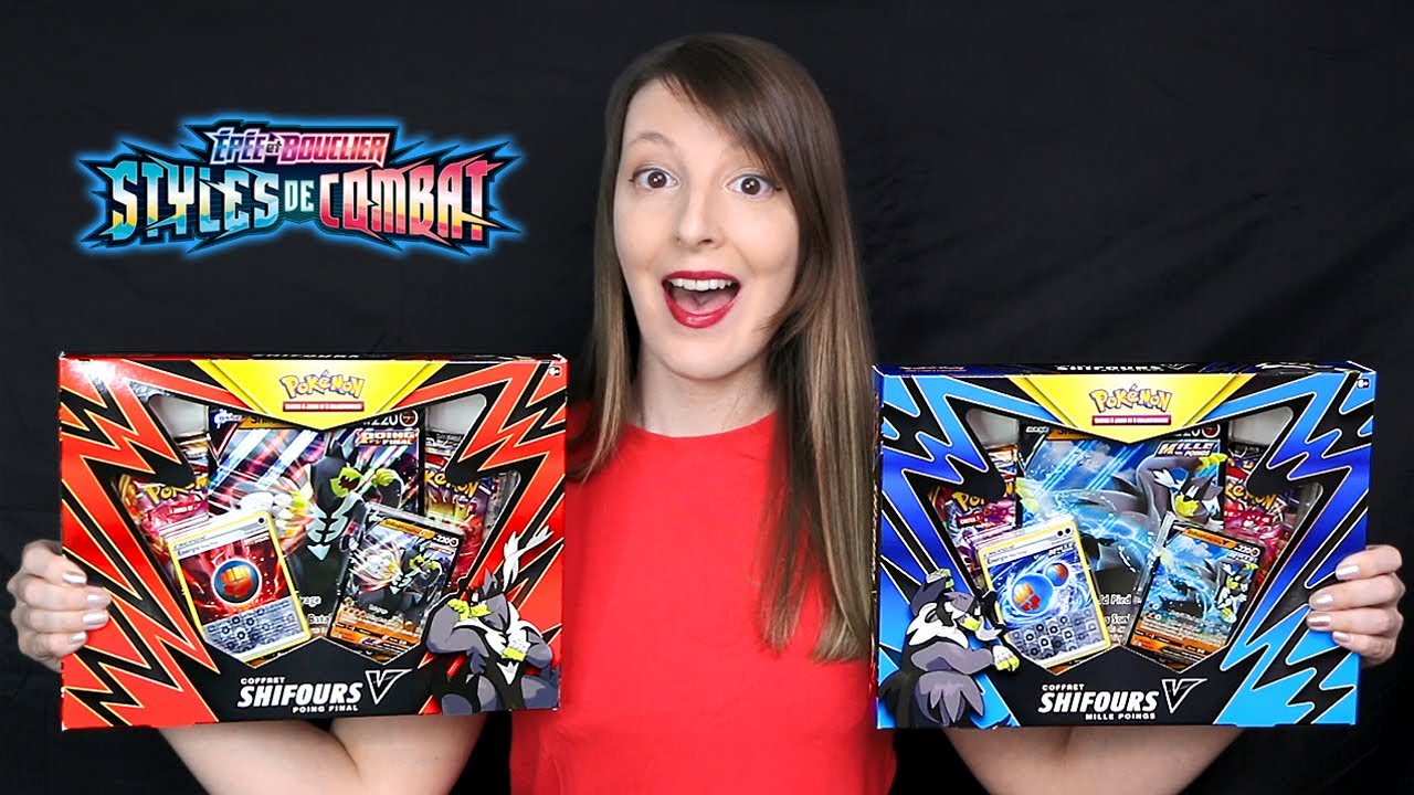 MÉGA CHANCE ! OUVERTURE DES COFFRETS POKÉMON SHIFOURS STYLES DE COMBAT