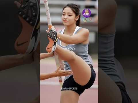 그녀가  1위가 될 수 있었던, 충격적인 스트레칭 🥇 #soara #소아라 #shortsviral #PoleVault