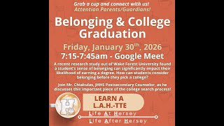 ☕Learn A L.A.H-tte: "Belonging & College Graduation" (1.30.26)