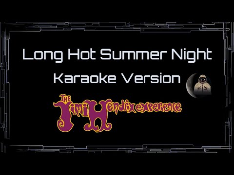 Jimi Hendrix • Long Hot Summer Night (CC Karaoke / Instrumental)