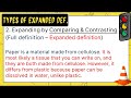 Expanded Definitions and Their Components