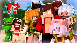 MAIZEN : JJ Lost on the Girls’ Island! - Minecraft Animation JJ & Mikey