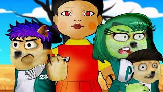 ENTRE A LOS JUEGOS DEL CALAMAR! 😨  CON INTENSAMENTE PELICULA 1