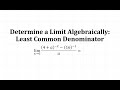 Understanding Limits in Rational Functions