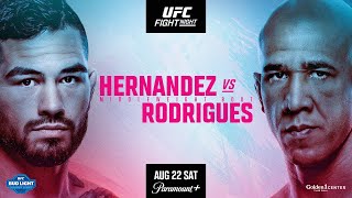 UFC SACRAMENTO HERNANDEZ VS RODRIGUES PICKS