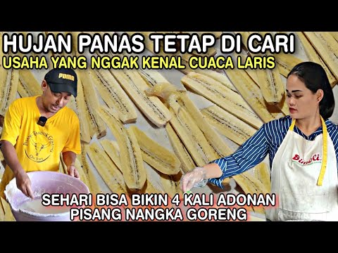 USAHA YANG NGGAK KENAL CUACA || HUJAN PANAS TETAP DI CARI Laris JUALAN INI SEHARI BISA 4 Kali ADONAN