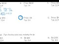 Tax, Tip, Discount, and Markup Skills Assessment