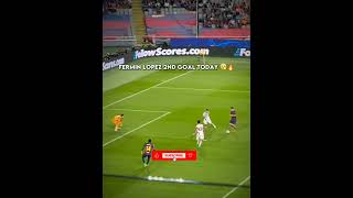 Goals 1 & 2 Firmin Lopez vs Olympiacos 21.10.2025 champions League #barcelona #shorts #firminlopez