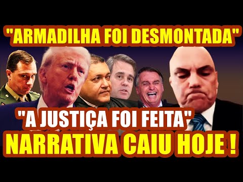 "𝗔𝗖𝗔𝗕𝗢𝗨 𝗔 𝗡𝗔𝗥𝗥𝗔𝗧𝗜𝗩𝗔"  ARMADILHA DESPEDAÇADA ! TÁ PROVADO QUE BOLSONARO NÃO DEU  (GORPI ) !