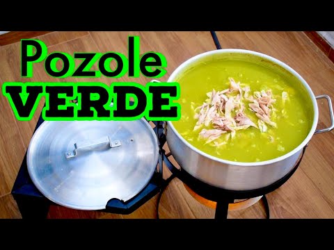 Comida PREHISPANICA así se PREPARA el POZOLE VERDE de POLLO | Cocina Regional