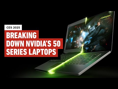 NVIDIA Breaks Down Their New 50 Series Laptop Lineup - CES 2025