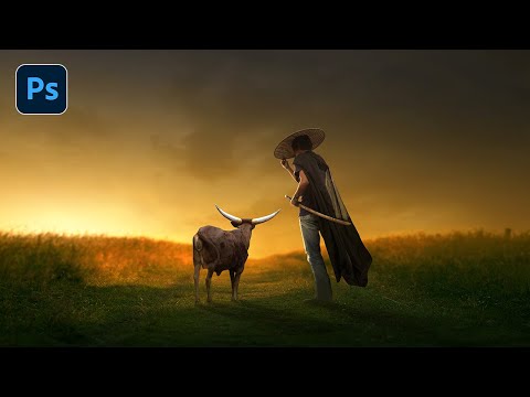 Photoshop for Beginners - Photo Manipulation of a Herdsman