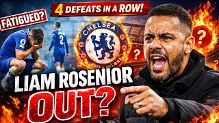 CHELSEA IN CRISIS! 4 LOSSES IN A ROW – LIAM ROSENIOR SPEAKS OUT!