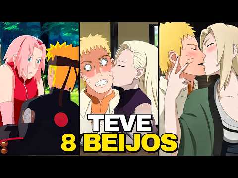 PERSONAGENS QUE BEIJARAM O NARUTO ANTES DA HINATA | 8 BEIJOS