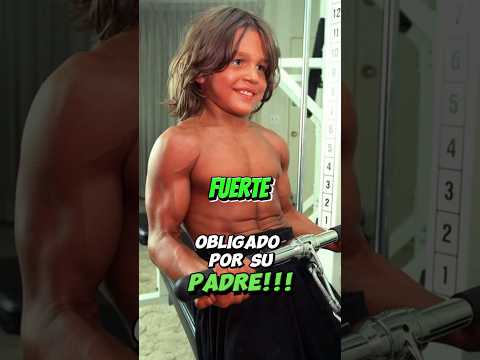 LEVANTABA 3 VECES SU PESO CON 10 AÑOS😱 #fitness #niños #gym #bodybuilding #hercules