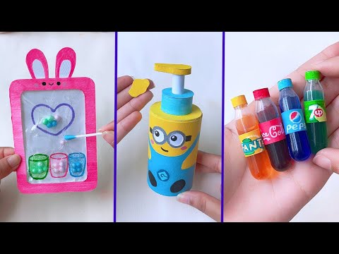 Paper craft / Easy to make/ how to make/ miniature craft/ school project / Tonni art and craft