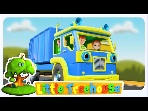 Wheels On The Garbage Truck, Learn more Street Vehicles - Nursery Rhymes & Baby Songs