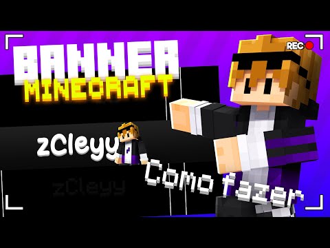 Como FAZER BANNER De MINECRAFT Pro SEU CANAL No YOUTUBE! [Celular e PC]