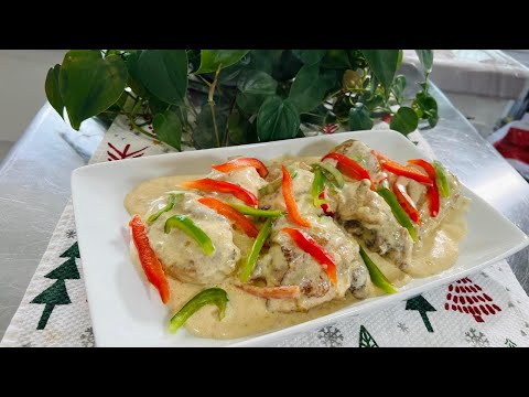 SALE BARATO Y DELICIOSO ESTE POLLO PARA NAVIDAD - Pollo en crema delicioso