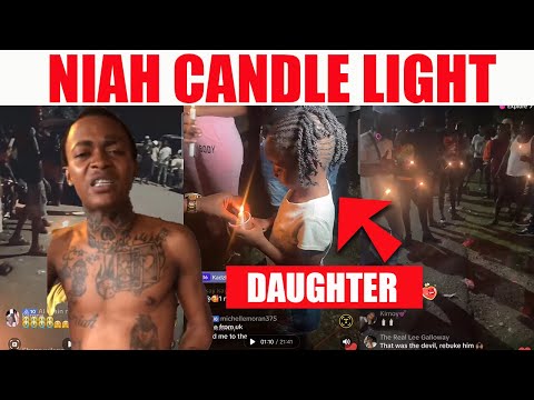 This Happened At Niah Gangs Candle Light...SMH..LOOK What His Daughter Did Earlier Today