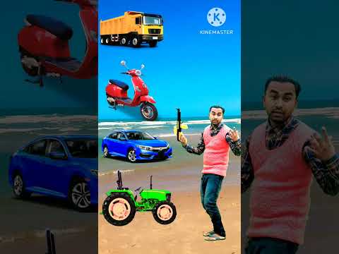 Gift ? Car ? to Tractor, jcb, roller ? & bike - new funny vfx magic video