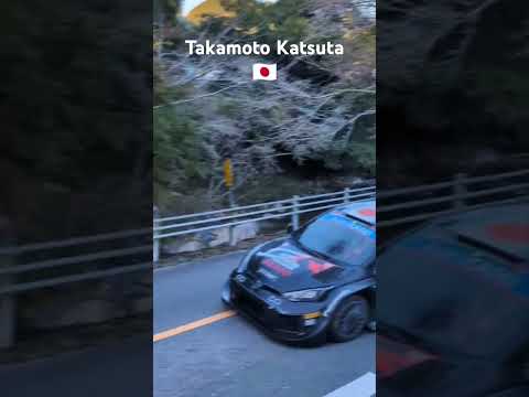 wrc rally Japan Takamoto Katsuta 🇯🇵 tires warming unbelievable the Japanese gives pain to yaris💯💯💯💯