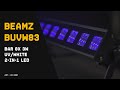BeamZ BUVW83 LED UV Light & Warm White Bar
