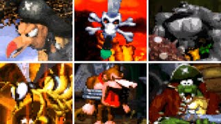 Donkey Kong Country 2: Diddy's Kong Quest - All Bosses