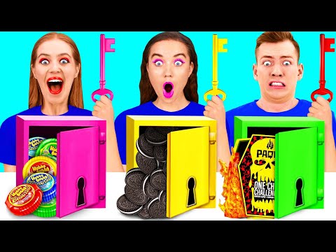 Resuelve El Misterioso Desafío De 1000 Llaves | Desafíos de Comida Divertida 4Teen Challenge