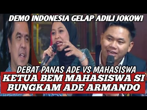 DEBAT PANAS‼️BELA JOKOWI LECEHKAN TUNTUTAN MAHASIWA || ADE ARMANDO MATI KUTU DI SKAK MAHASISWA ITB